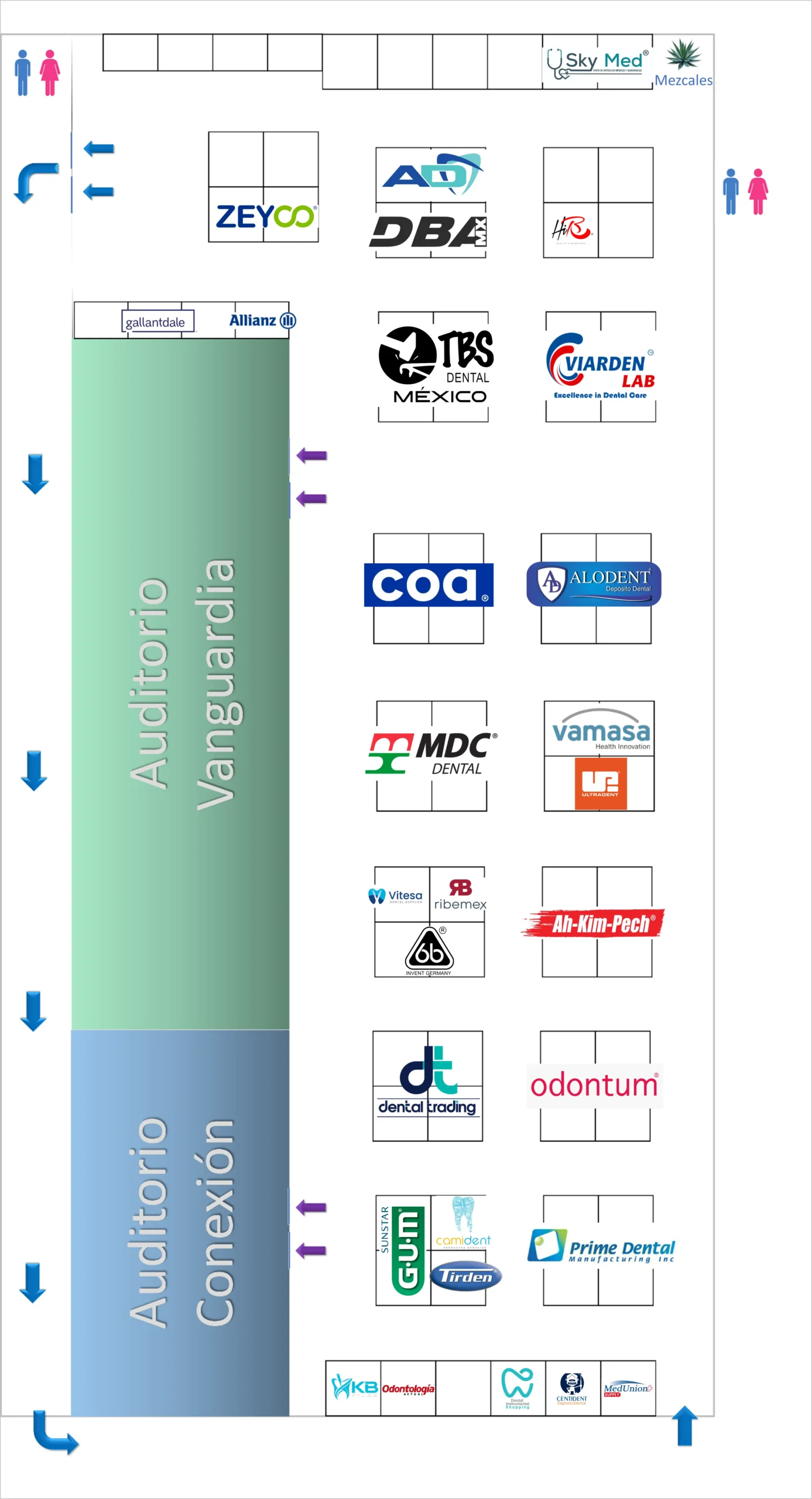 Plano de distribución IDENTALEX